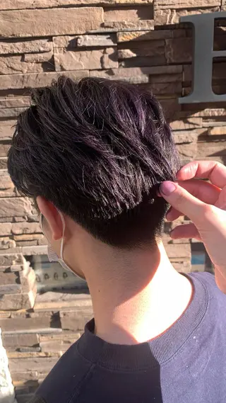 ショート メンズ 💜ハナエ💜 オーダーメイド美髪✨のヘアスタイル