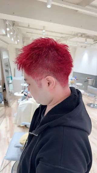 ショート 山崎 光瑠のヘアスタイル