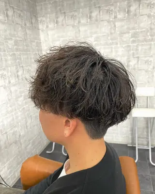 パーマ メンズ 吉澤 駿のヘアスタイル