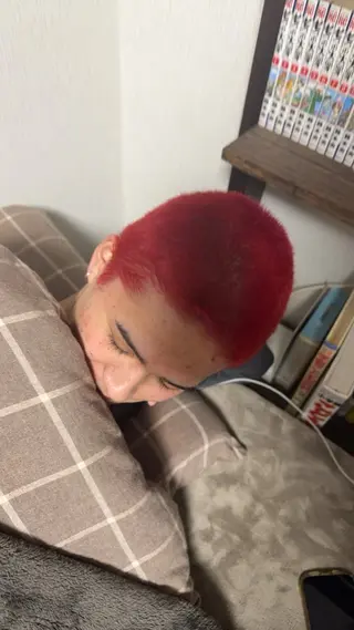 カラー 福田 凱大のヘアスタイル