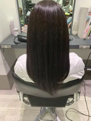 セミロング カラー ❄ブリーチカラー❄ 佐原昌樹のヘアスタイル