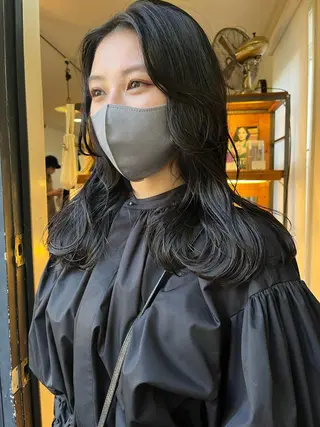 セミロング eri kinjoのヘアスタイル
