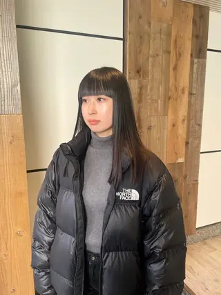ロング カラー 渋谷 留菜のヘアスタイル