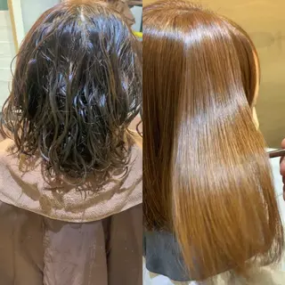 ミディアム ☘️大人女性の艶髪 縮毛矯正☘️広田 諒のヘアスタイル