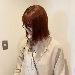 ショート カラー ヘアアレンジ/ 暖色🩵hazukiのヘアスタイル