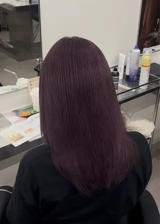 ミディアム カットモデル🌺 ／梅田 HONOKAのヘアスタイル