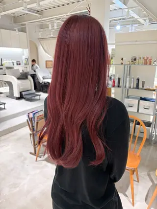 ロング カラー 周東 芽依のヘアスタイル