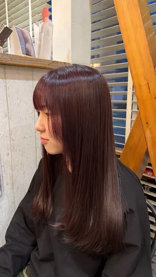ロング 松本 羅華のヘアスタイル