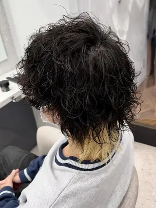 メンズ 京都河原町 メンズパーマ助川龍哉のヘアスタイル