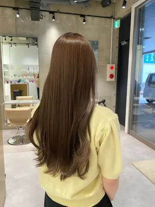 ロング カラー mina🪐立川駅/ 無料ショートカットのヘアスタイル