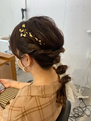 ヘアアレンジ . SHIZUKAのヘアスタイル