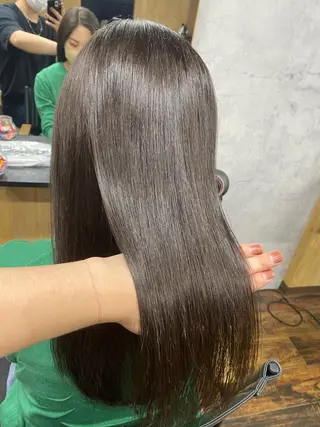 セミロング カラー 髪質改善/レイヤー カット手塚奨のヘアスタイル