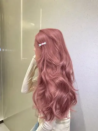 ロング カラー ヘアアレンジ 透明感カラー🎀 Anju/渋谷🎀のヘアスタイル