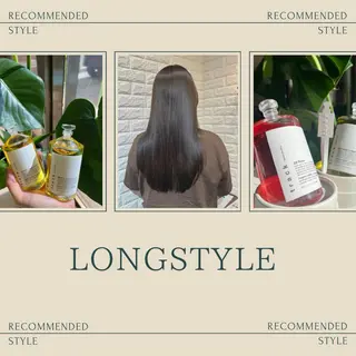ロング カラー 後藤 優瞳のヘアスタイル