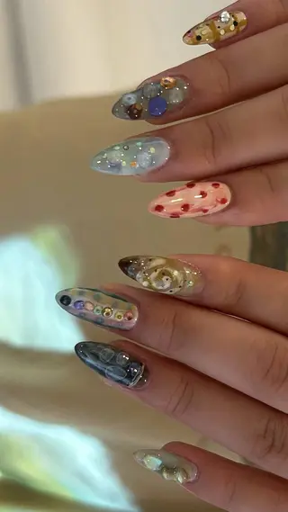 ネイル mira☼ 𐦍 ☼ nailのネイルデザイン