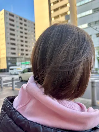 ミディアム カラー 🐰K+Plus🐰 まゆ🐰のヘアスタイル