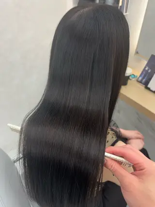ロング 今話題の艶髪矯正 美艶カラー/FUKAのヘアスタイル