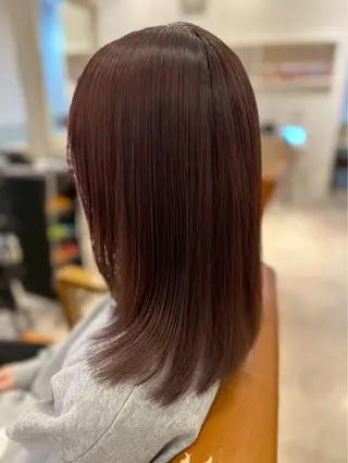 カラー ♻️ブリーチなし カラー♻️のヘアスタイル