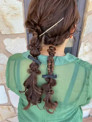 ロング かめやま ゆりのヘアスタイル