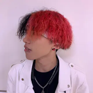 パーマ メンズ 檜皮 夢子のヘアスタイル