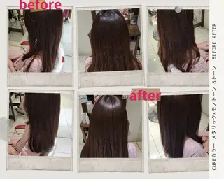 カラー 銀座デジパ×暖色艶髪 🍎ASUKAのヘアスタイル