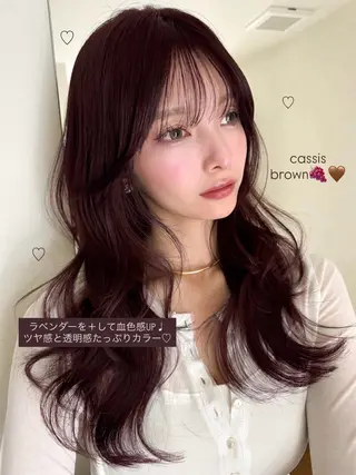 セミロング Lity karen💕のヘアスタイル