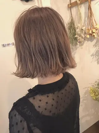 ショート カラー lani ブリーチ /ダブルカラーのヘアスタイル