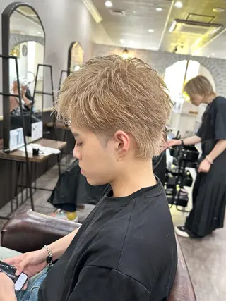 ショート カラー メンズ 🌿ガクト 🌿艶髪透明感のヘアスタイル