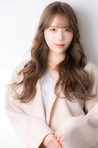 ロング カラー パーマ ヘアアレンジ メンズ 🦋高瀬寛菜🦋 韓国レイヤーのヘアスタイル