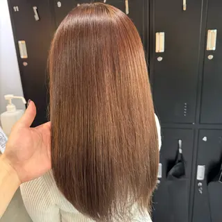 ロング カラー ヘアアレンジ ブリーチなしカラー /新百合ヶ丘/安形翔のヘアスタイル