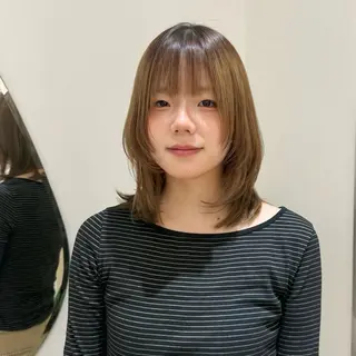 ミディアム Zina天神🌻 Honokaのヘアスタイル