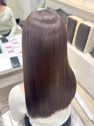 セミロング カラー 🫧似合わせ×艶🫧 吉田 陽菜のヘアスタイル
