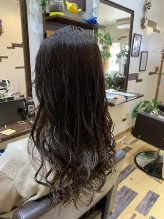 ロング カラー サトウ シューイチのヘアスタイル