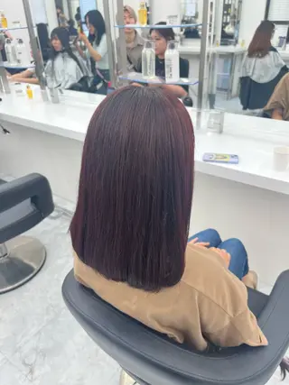セミロング カラー Zina熊本🫧 Kurehaのヘアスタイル