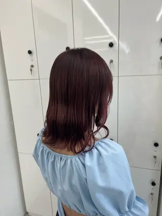 セミロング カラー 🫧‪Ameri🫧 Emma ecoleのヘアスタイル