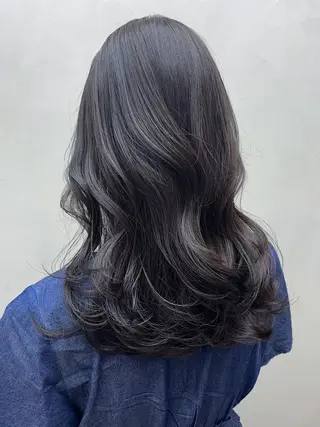 セミロング カラー ITbyALBUM 浦和店のヘアスタイル