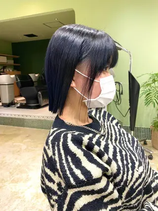 ミディアム Sabby氏川洸希 パーマのヘアスタイル