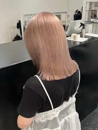 セミロング カラー HARU//原宿🤍 リピート率NO.1のヘアスタイル