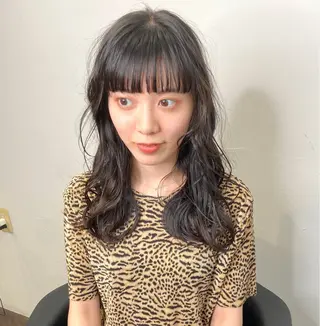 ミディアム カラー パーマ ヘアアレンジ 🌼似合わせのプロ 心斎橋/rena🌼のマツエク・マツパデザイン