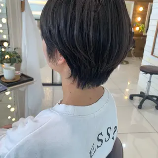 カラー 黒田瀬奈/ボブ まろやかベージュのヘアスタイル