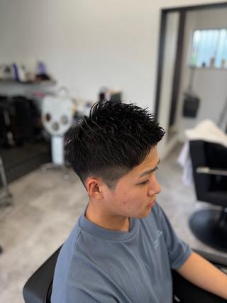 ショート メンズ 【メッシュ×パーマ】 ❤️🔥Koukiのヘアスタイル