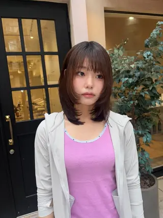 ミディアム RiSA ★のヘアスタイル