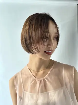 ショート ナカシマ トシのヘアスタイル