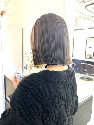 ショート カラー 大人ボブと似合 わせカラー/馬場 翼のヘアスタイル