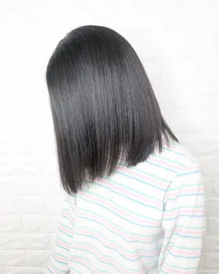 ミディアム 縮毛矯正/髪質改善 主税巧一のヘアスタイル