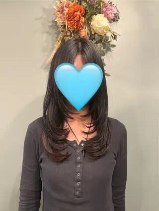 ロング 草野 奈扇のヘアスタイル