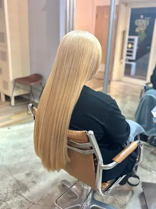 ロング カラー 髪質改善/ヘアケア coiiはしもとはなのヘアスタイル