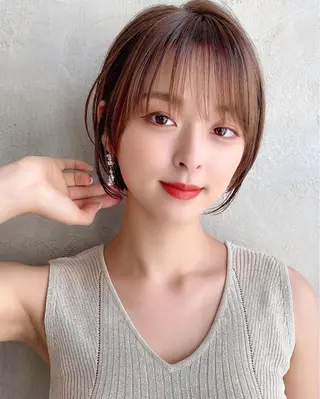 ショート 新宿　ショート・ボブ カットモデル募集のヘアスタイル