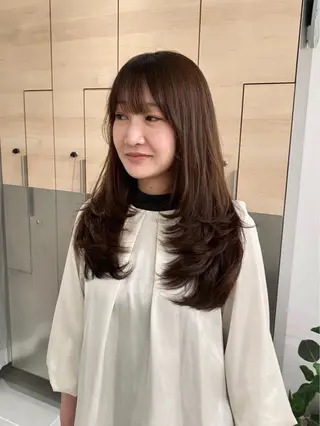 ロング an🦋レイヤー/ 無料カット【蔵前】のヘアスタイル