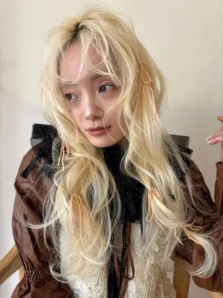 カラー pazu🪡 透明感カラー⟡.·のヘアスタイル